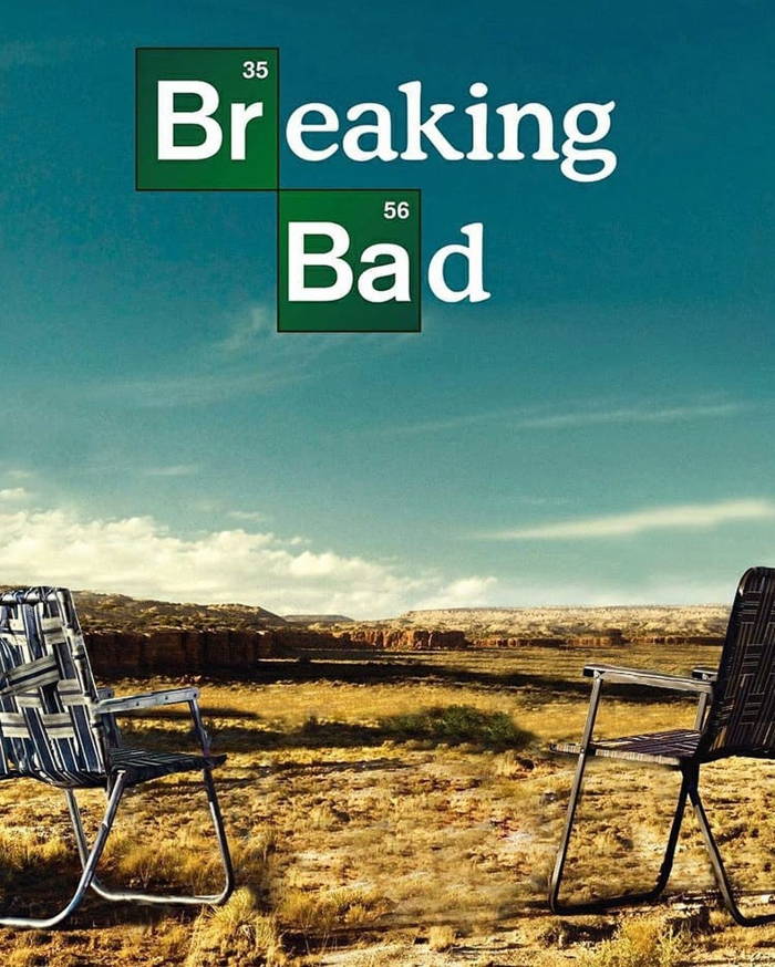 پوستر سریال محبوب Breaking Bad بدون حضور شخصیت ها