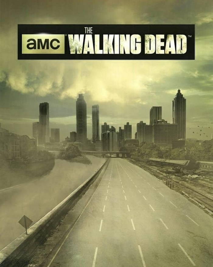 پوستر سریال جذاب و دوست داشتنی Walking Dead بدون حضور انسان و بسیار خلوت