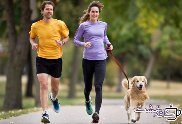 running with your dog juicebar - پیاده روی در تابستان | بهترین زمان پیاده روی برای چربی سوزی